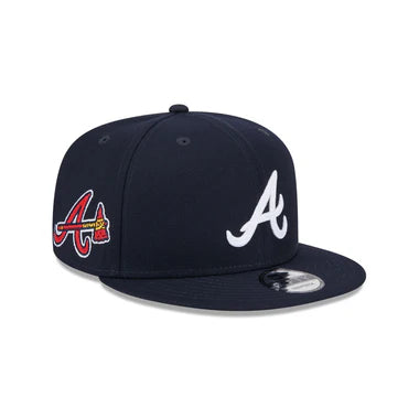 Alpha Industries x Atlanta Braves Navy 9FIFTY Snapback Hat