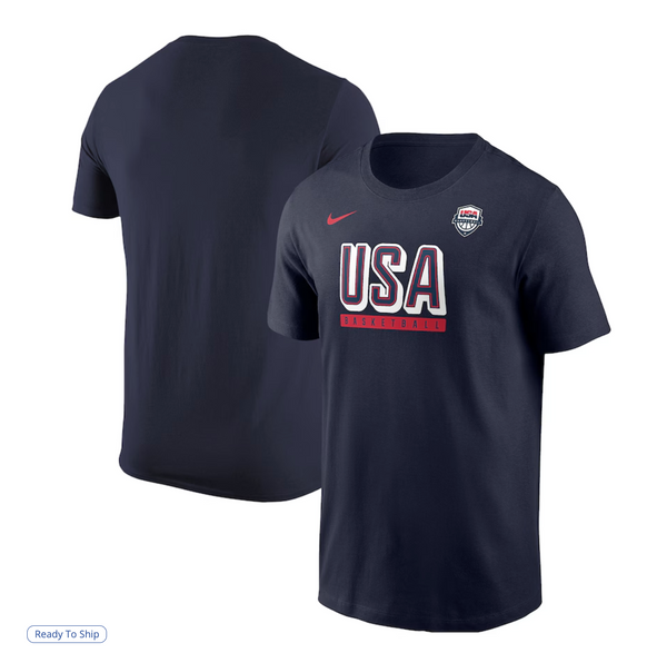 Men's Nike Navy USA Basketball Core T-Shirt