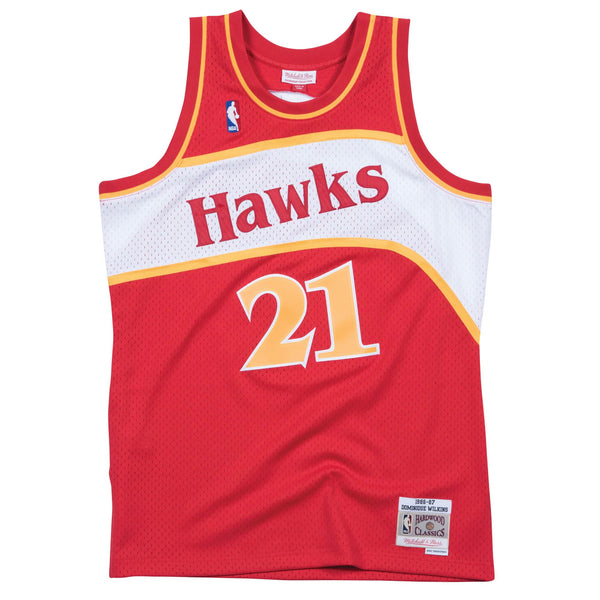 Swingman Jersey Atlanta Hawks Road 1986-87 Dominique Wilkins